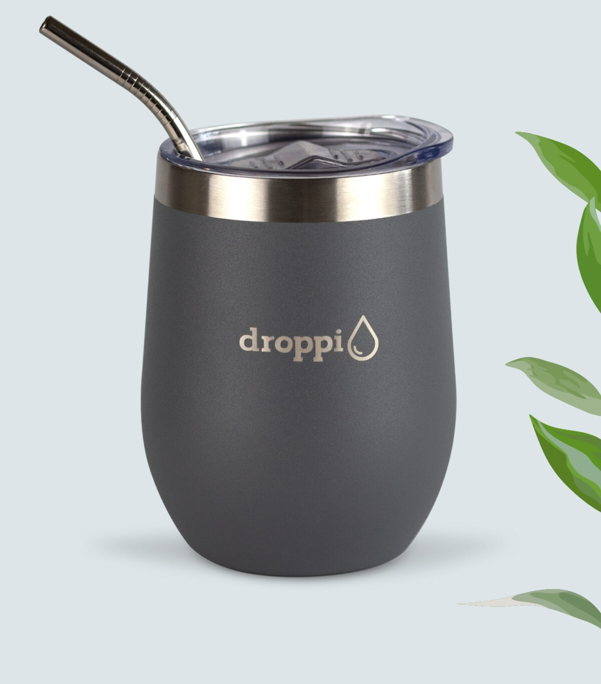 Droppi Flipp Tumbler Szürke, zárt állapotban
