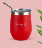 Droppi Flipp Tumbler Tűzpiros, zárt állapotban
