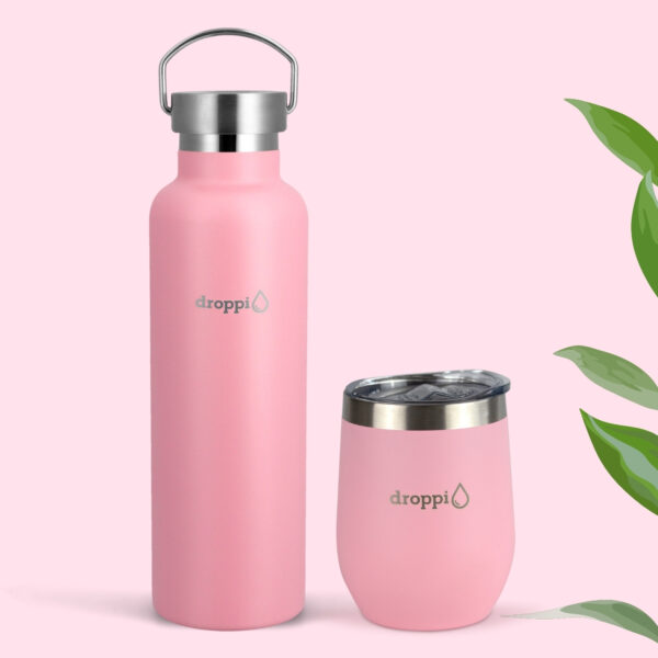 Droppi Tumbler és Palack Termékcsomag Pink