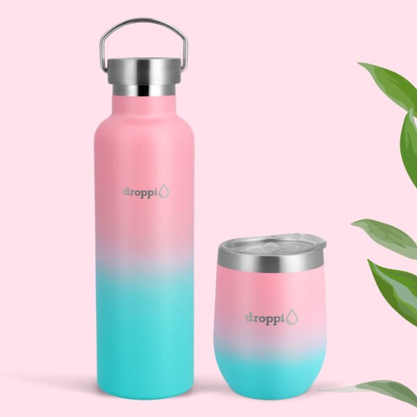 Droppi Tumbler és Palack Termékcsomag Fehér