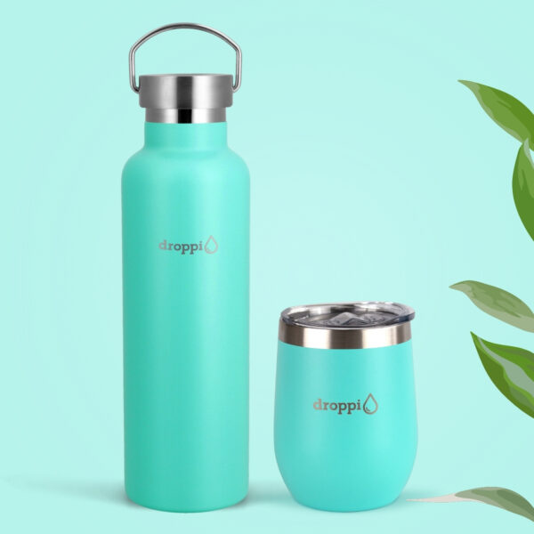 Droppi Tumbler és Palack Termékcsomag Türkiz