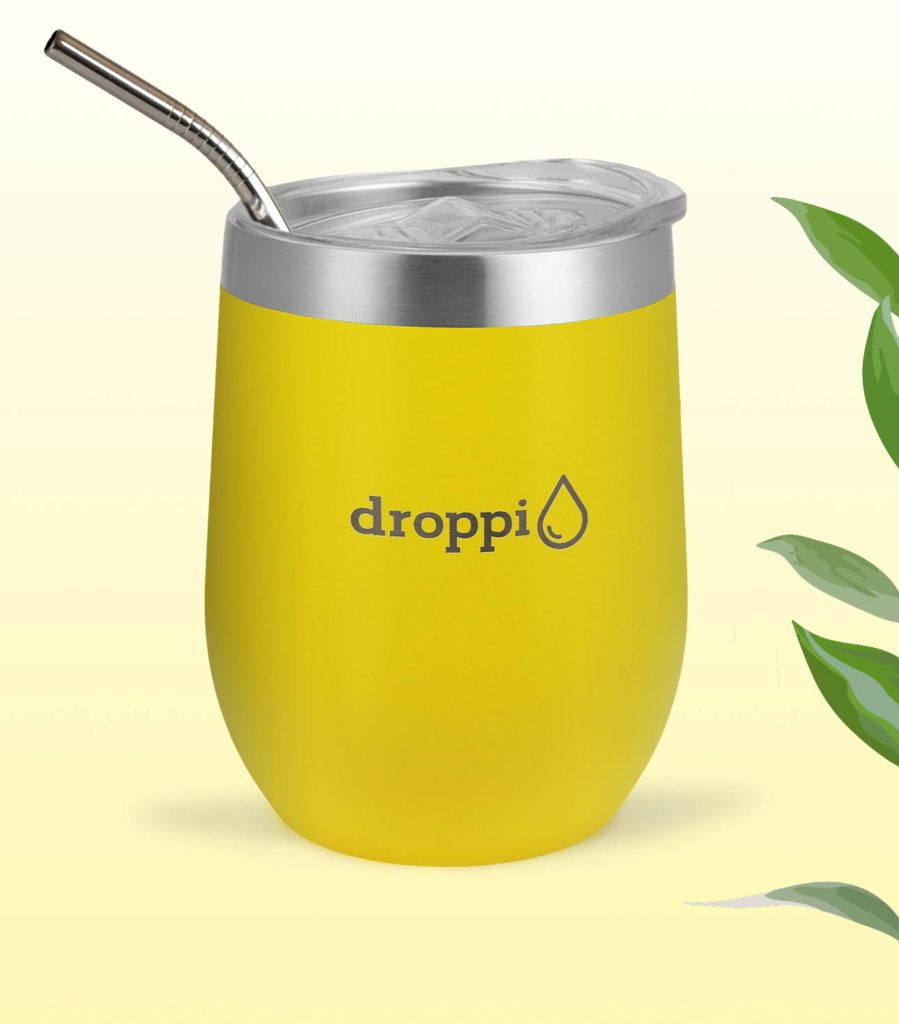 Droppi Flipp Tumbler Citromsárga (350ml)