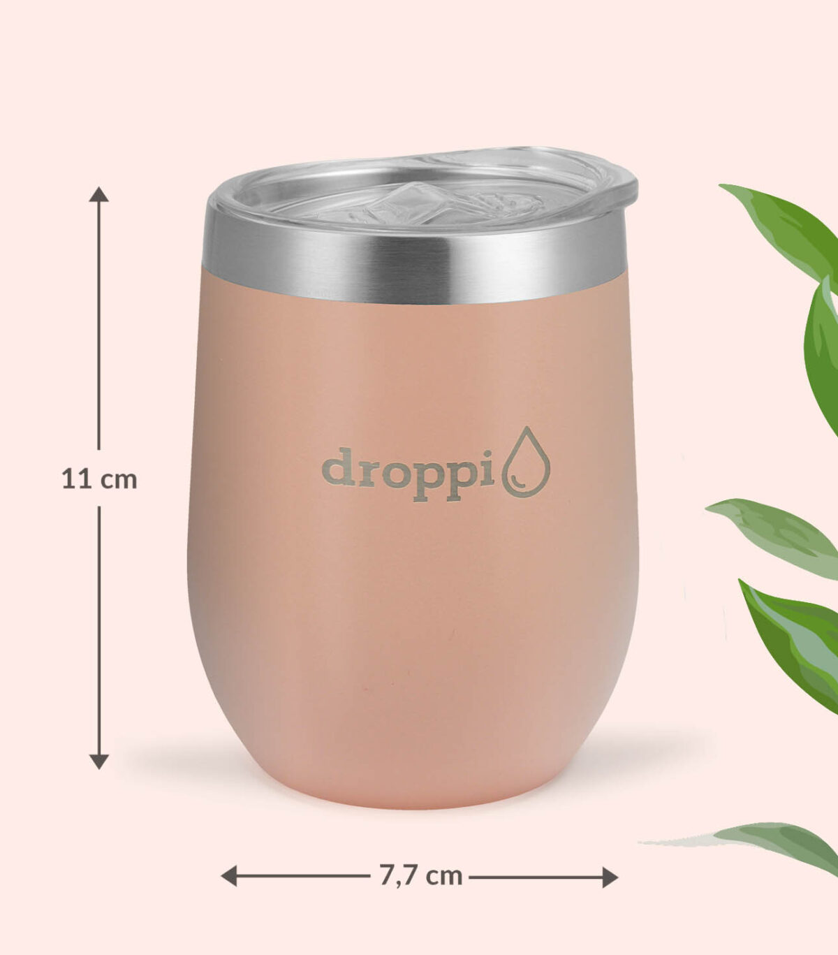 Droppi Flipp Tumbler Bézs (350ml)