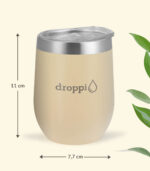 Droppi Flipp Tumbler Törtfehér (350ml)