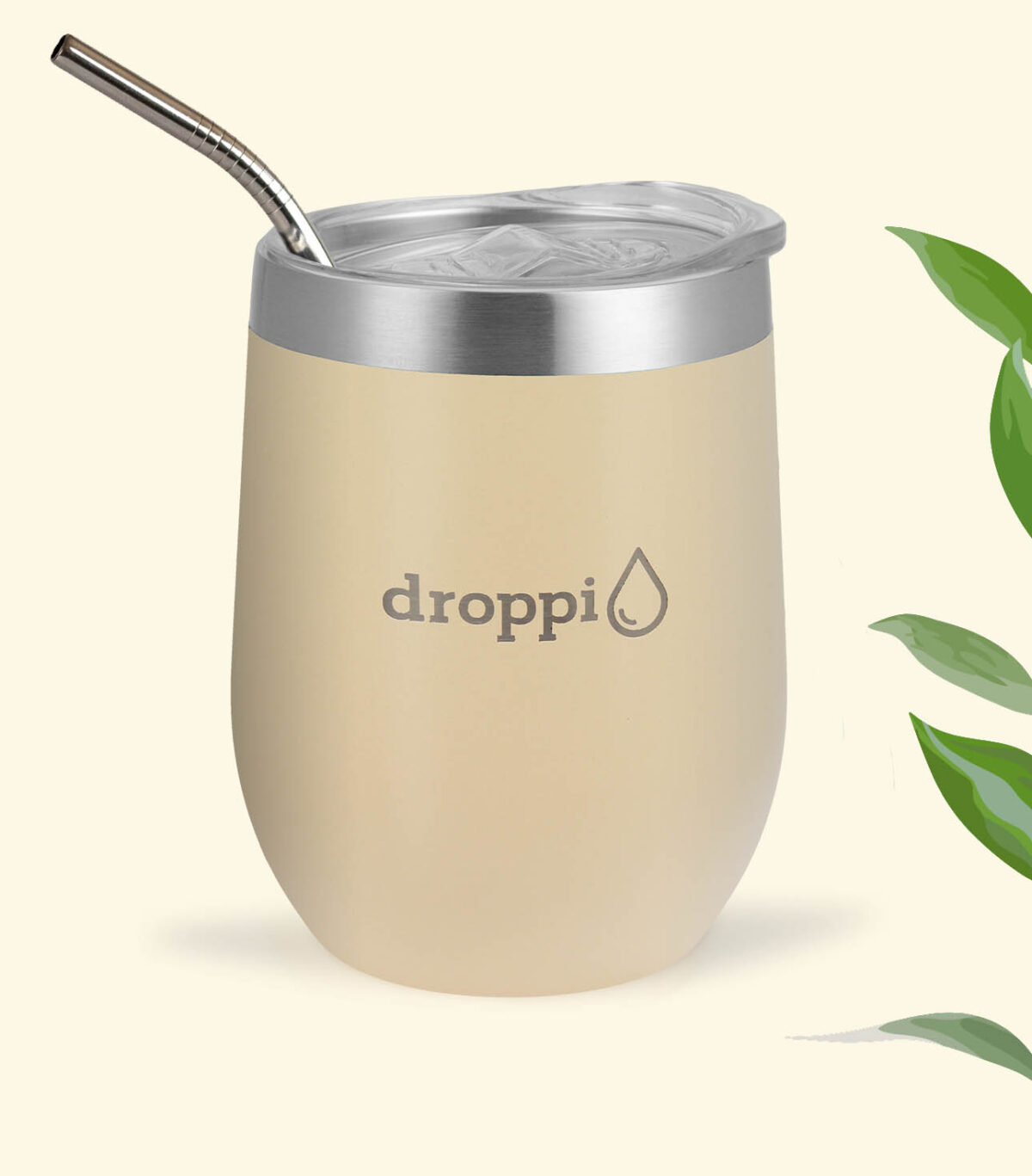 Droppi Flipp Tumbler Törtfehér (350ml)Droppi Flipp Tumbler Púder Rózsaszín (350ml)
