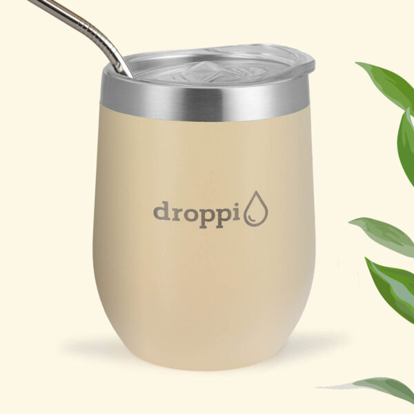 Droppi Flipp Tumbler Törtfehér (350ml)Droppi Flipp Tumbler Púder Rózsaszín (350ml)