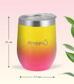 Droppi Termékcsomag: Sárga-Pink Tumbler és Palack - Image 3