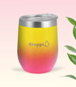 Droppi Flipp Tumbler Sárga-Pink (350ml)