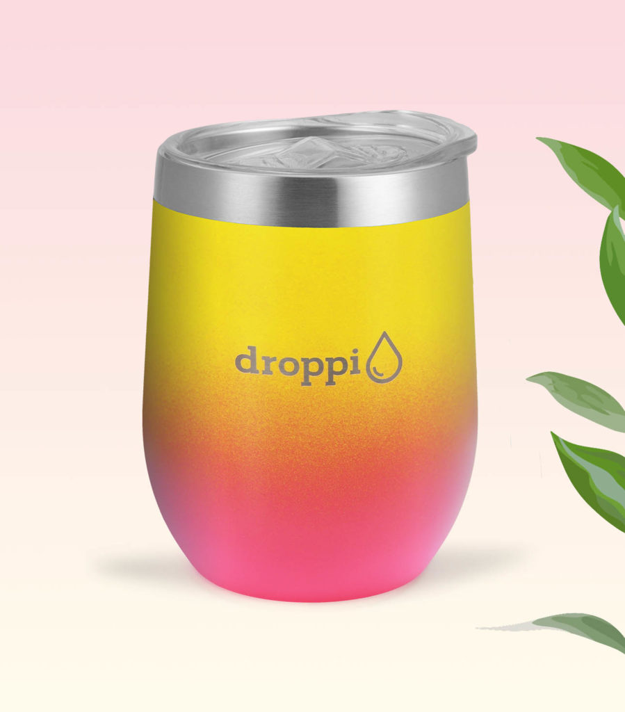 Droppi Flipp Tumbler sarga pink