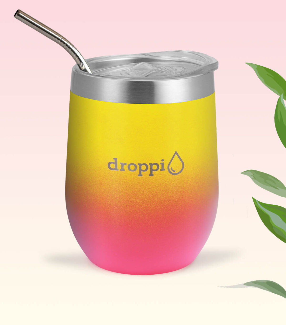 Droppi Termékcsomag: Sárga-Pink Tumbler és Palack - Image 2
