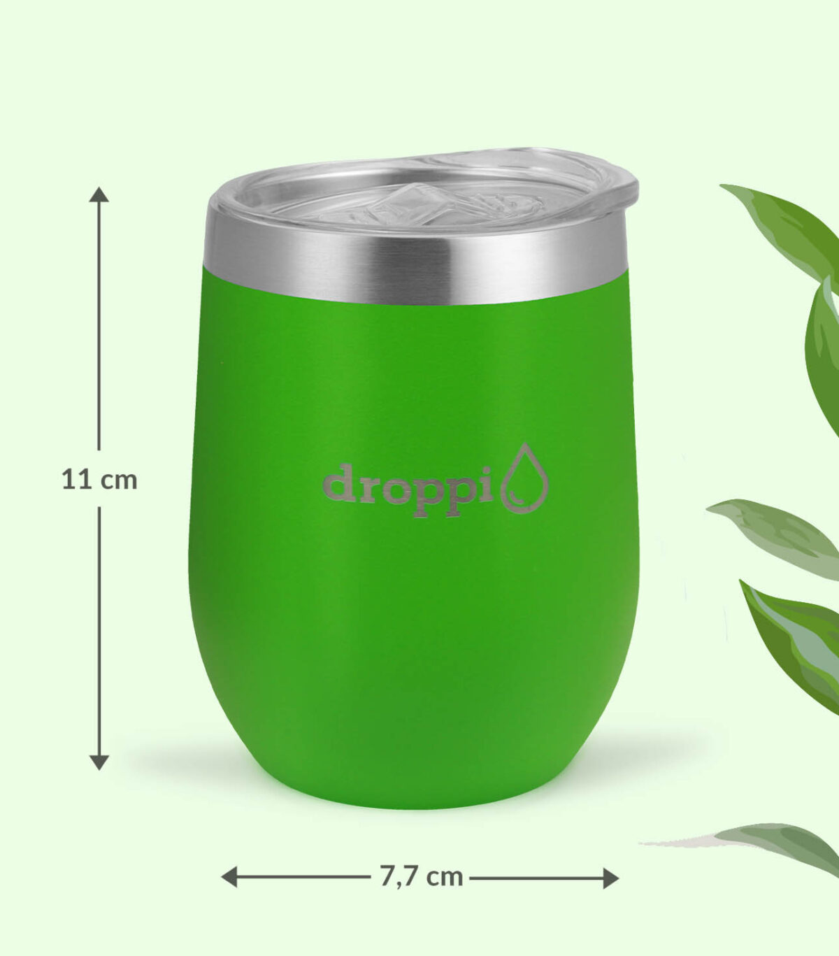 Droppi Flipp Tumbler Zöld (350ml)