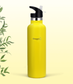 Droppi Lima Hőtartó Palack Citromsárga (750ml) sport kupakkal