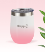 Droppi Flipp Tumbler Fehér-Pink (350ml)