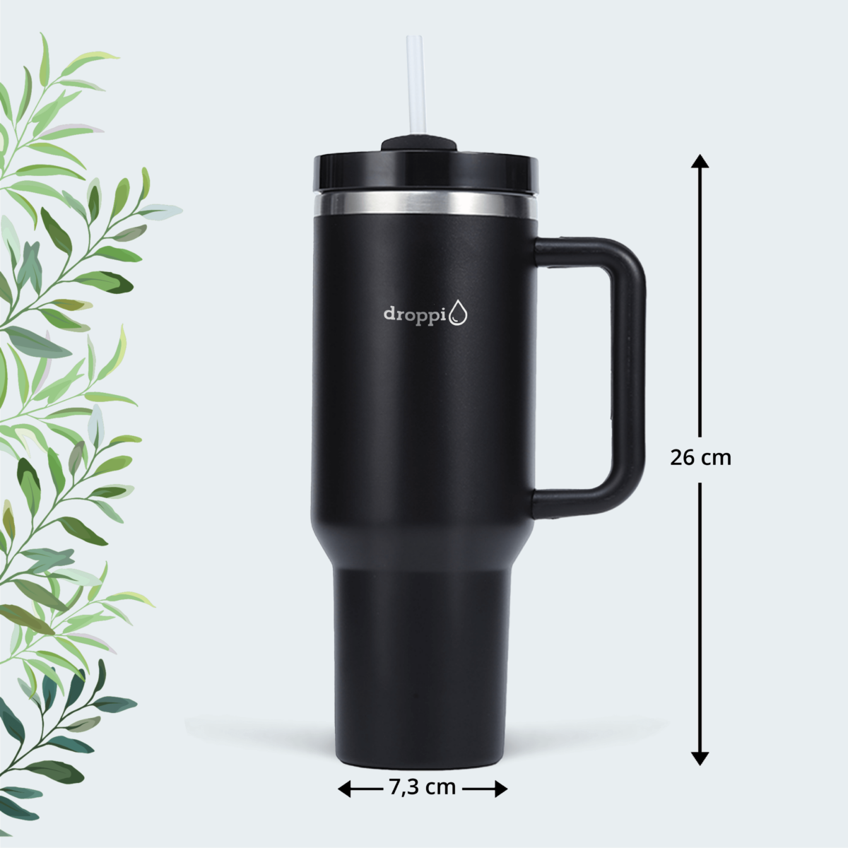 Droppi CUP Termoszpohár Fekete (1200ml) - Image 2