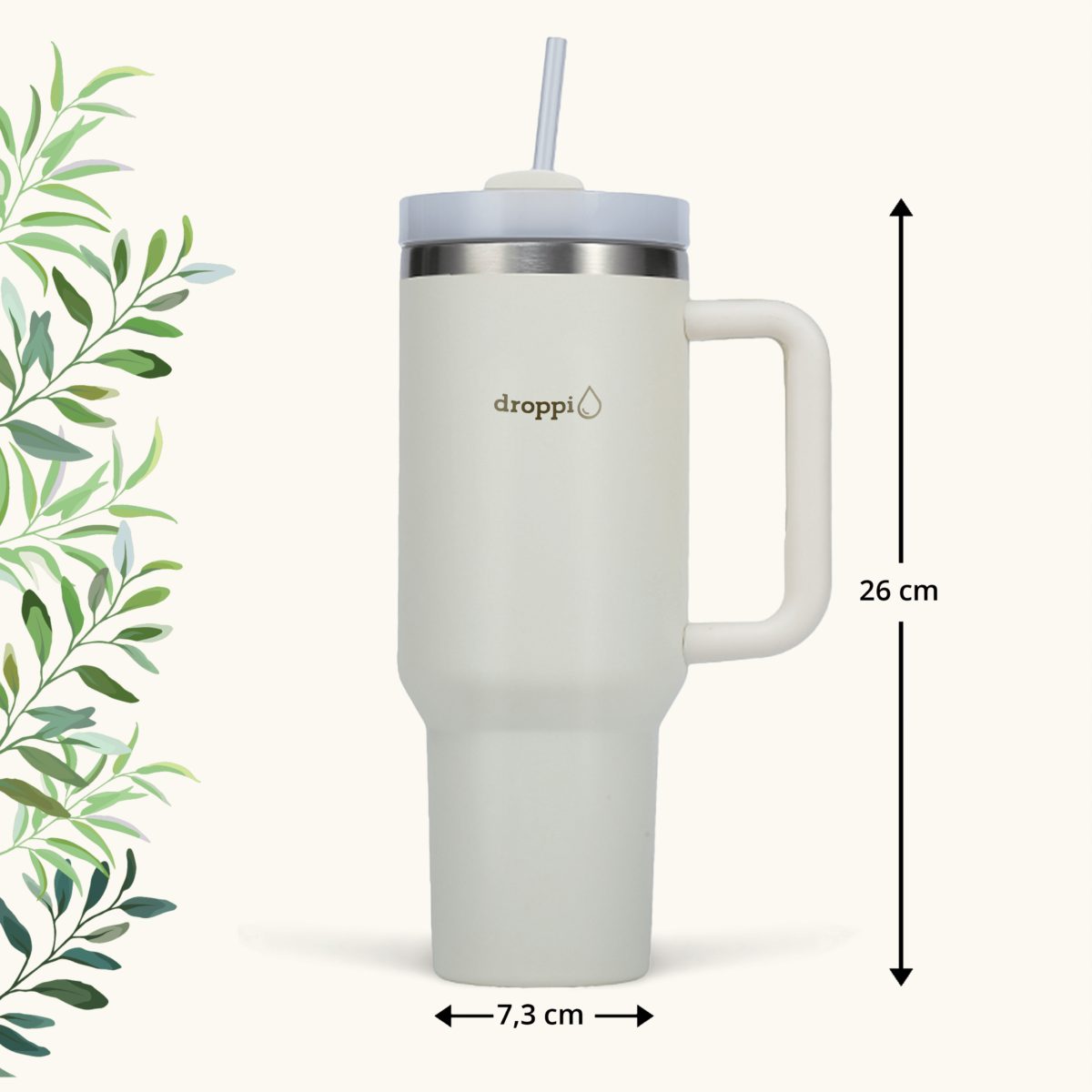 Droppi CUP Termoszpohár Liliomfehér (1200ml) - Image 2